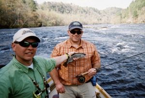 Dale Sullivan with Hiwassee Trout